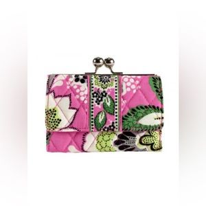 Vera Bradley Kisslock Wallet: Pricilla Pink